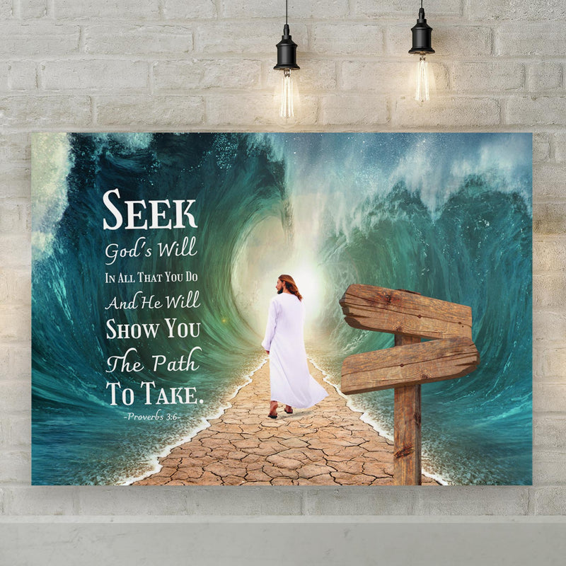 A Guided Path - Custom Canvas