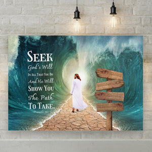 A Guided Path - Custom Canvas