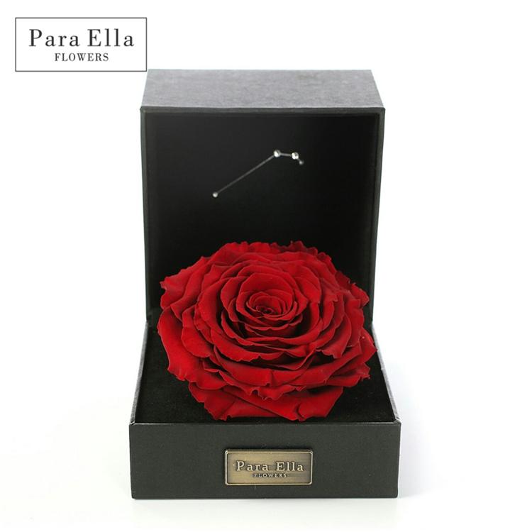 Personalized Timeless Rose With Custom Constellation