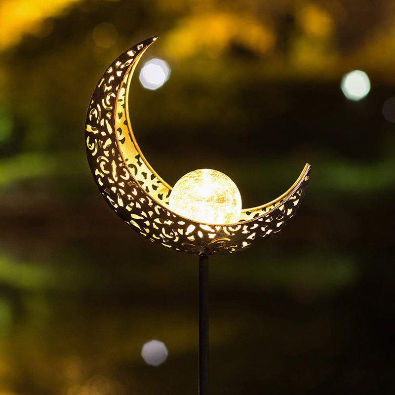 Moon Crescent Solar Outdoor Light