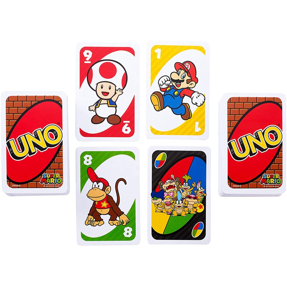 UNO Super Mario Card Game - Mattel Games – Family Galore