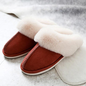 Luxury Sherpa Fleece Home Slippers - Cruelty Free