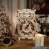 3D Puzzle - Wooden Owl Clock Model