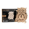 3D Puzzle - Wooden Owl Clock Model