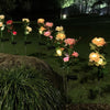 Solar Rose Outdoor Light